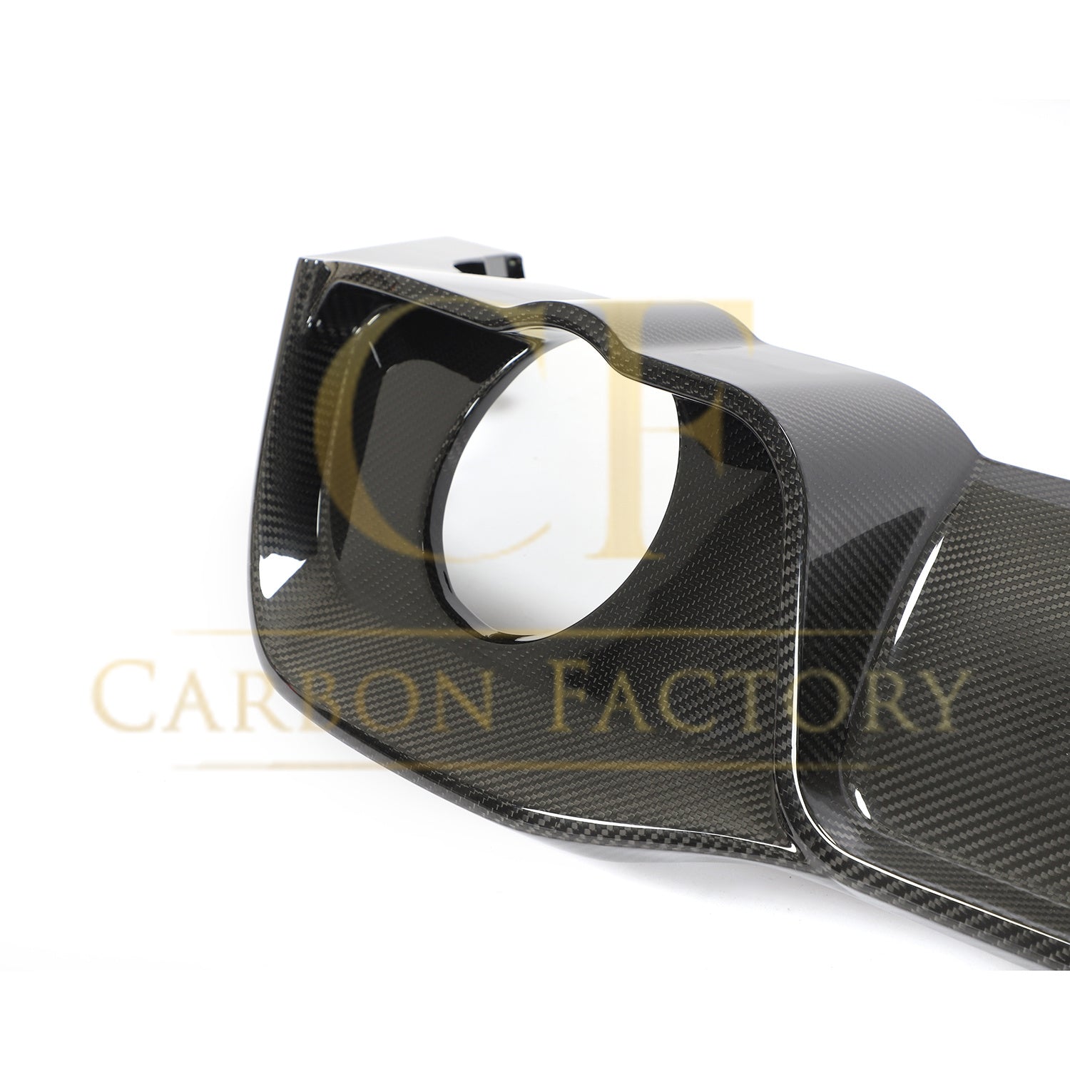 V Style Carbon Fibre Rear Diffuser for VW Golf MK8 GTI & R Line 21-Present-Carbon Factory