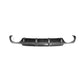V Style Carbon Fibre Rear Diffuser for VW Scirocco R 09-14-Carbon Factory