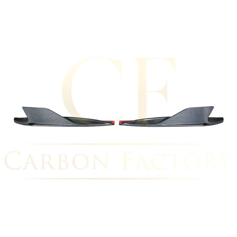 V Style Carbon Fibre Rear Side Skirts Extension for Audi R8 V10 Gen 2 15-19 - Carbon Factory