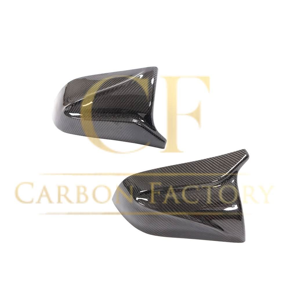 V Style Carbon Fibre Replacement Mirror Covers for Tesla Model 3 16-23 - Carbon Factory