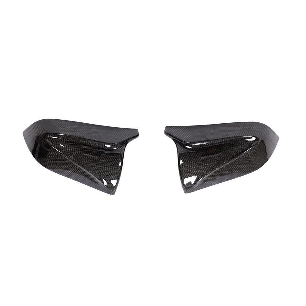 V Style Carbon Fibre Replacement Mirror Covers for Tesla Model 3 16-23 - Carbon Factory