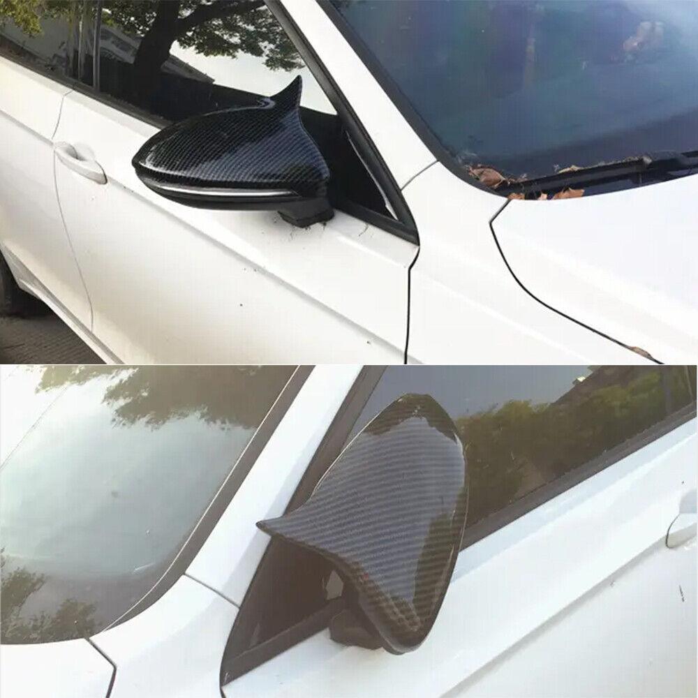 V Style Carbon Fibre Replacement Mirror Covers for VW Golf MK6 GTI R20 08-13-Carbon Factory