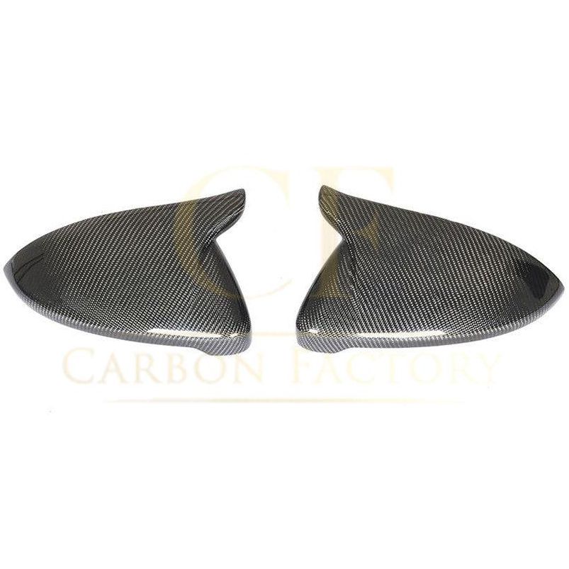V Style Carbon Fibre Replacement Mirror Covers for VW Golf MK7 MK7.5 inc GTI & R 14-20-Carbon Factory