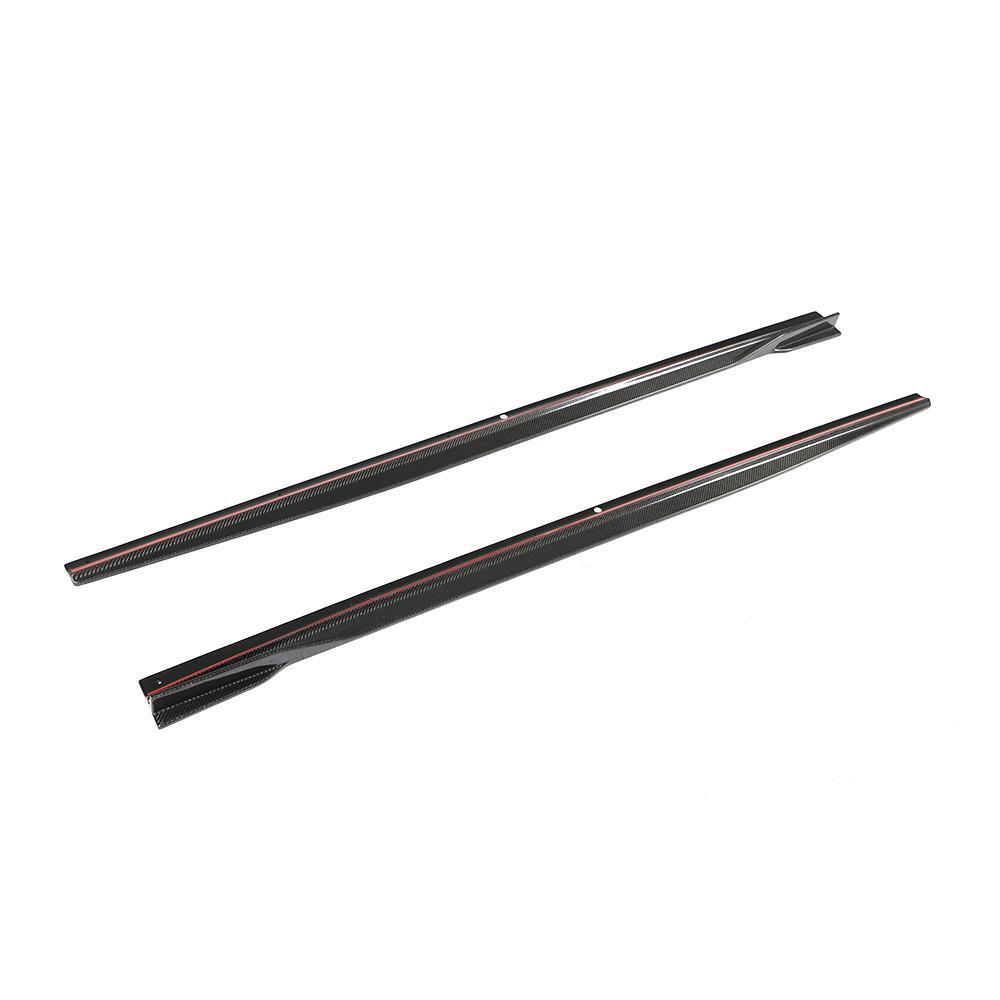 V Style Carbon Fibre Side Skirt for BMW 3 Series G20 19-Present-Carbon Factory