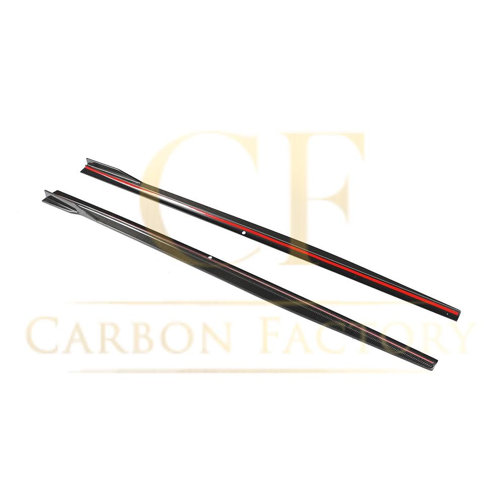 V Style Carbon Fibre Side Skirt for BMW 3 Series G20 19-Present-Carbon Factory