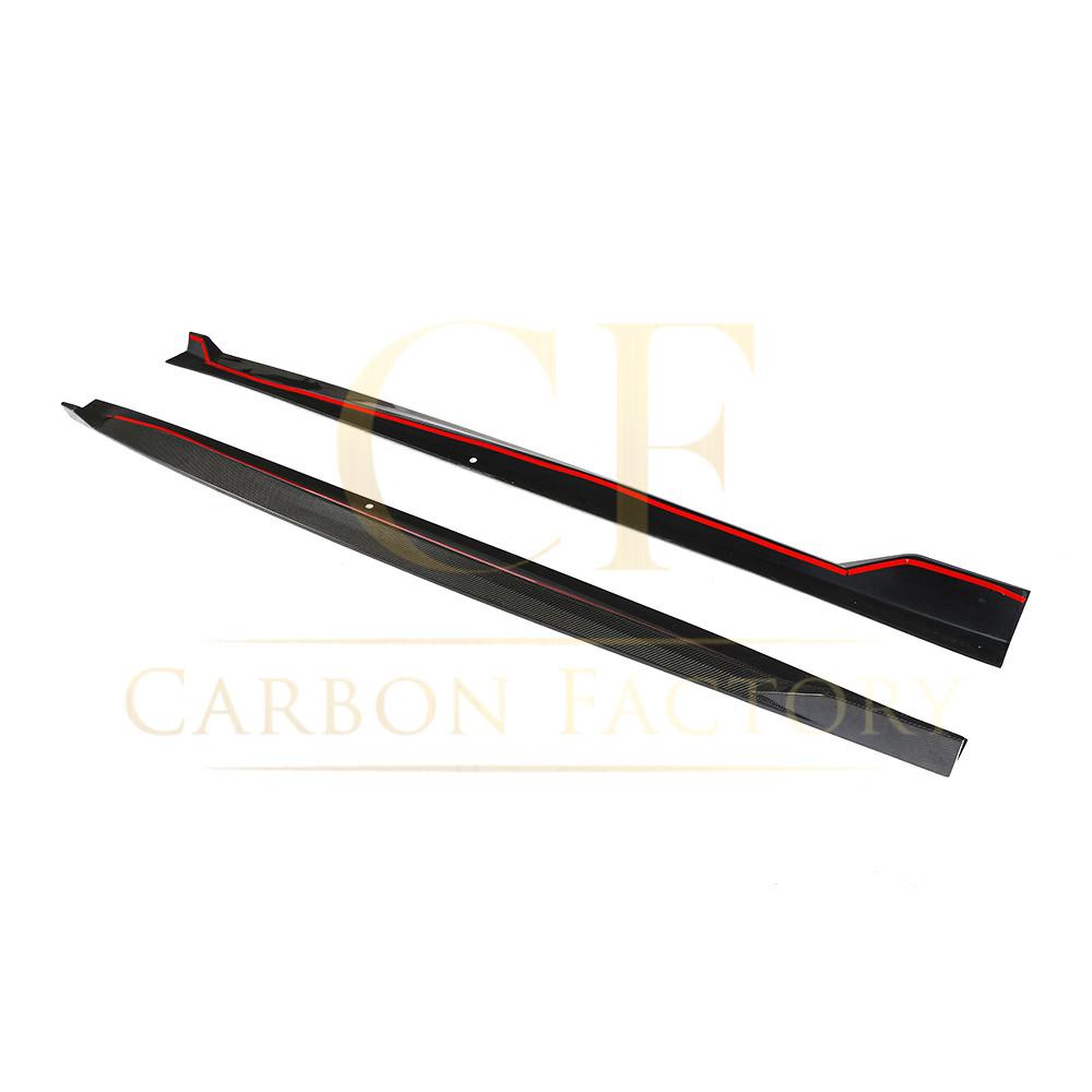 V Style Carbon Fibre Side Skirt for BMW G05 X5 F95 X5M 18-22-Carbon Factory