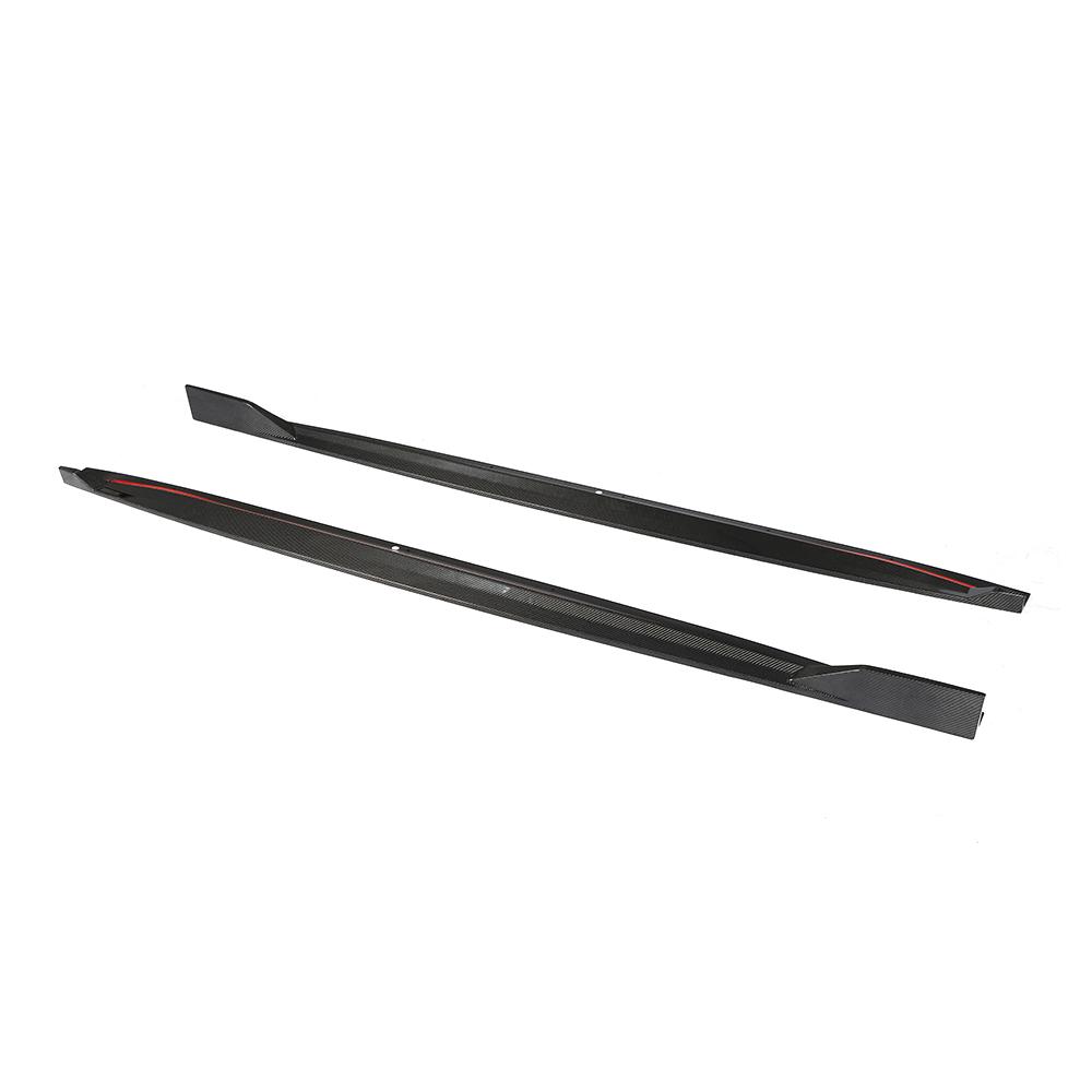 V Style Carbon Fibre Side Skirt for BMW G05 X5 F95 X5M 18-22-Carbon Factory