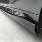 V Style Carbon Fibre Side Skirts Extension for BMW F80 M3 F82 F83 M4 2014-2020-Carbon Factory