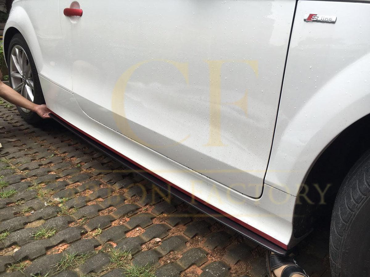 V Style Carbon Fibre Side Skirts for Audi 8J TT TTS MK2 07-14-Carbon Factory
