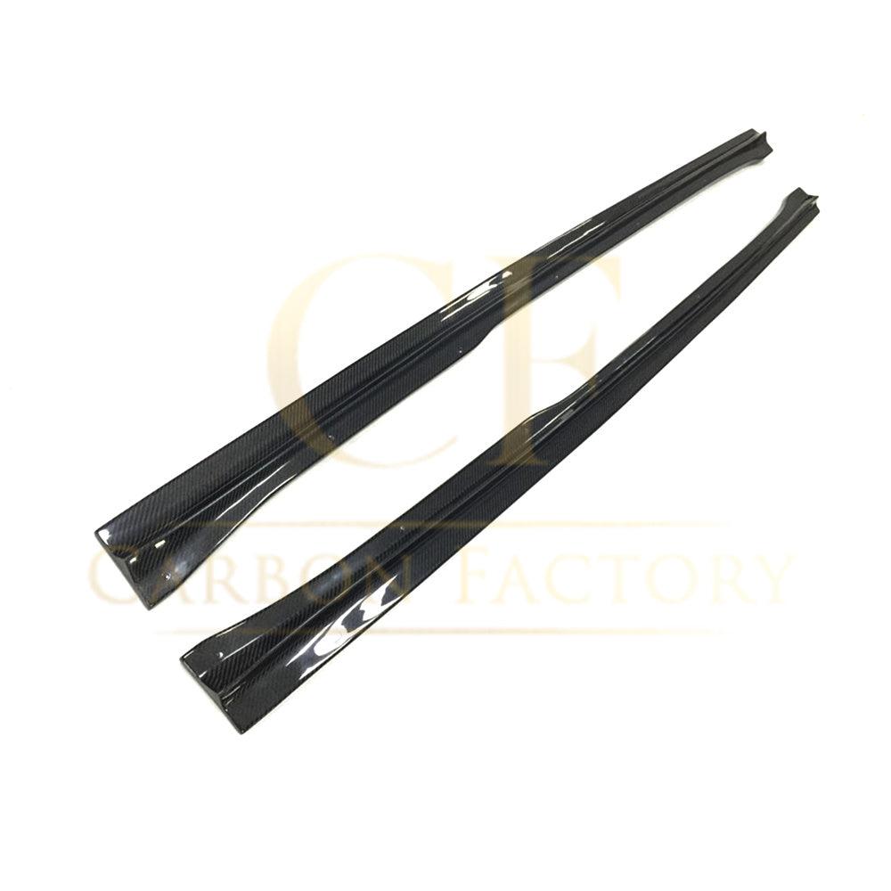 V Style Carbon Fibre Side Skirts for Audi 8S TT MK3 15-18-Carbon Factory