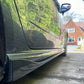 V Style Carbon Fibre Side Skirts for Audi A3 Hatchback S Line 13-15-Carbon Factory