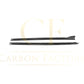 V Style Carbon Fibre Side Skirts for Audi A3 Hatchback S Line 13-15-Carbon Factory