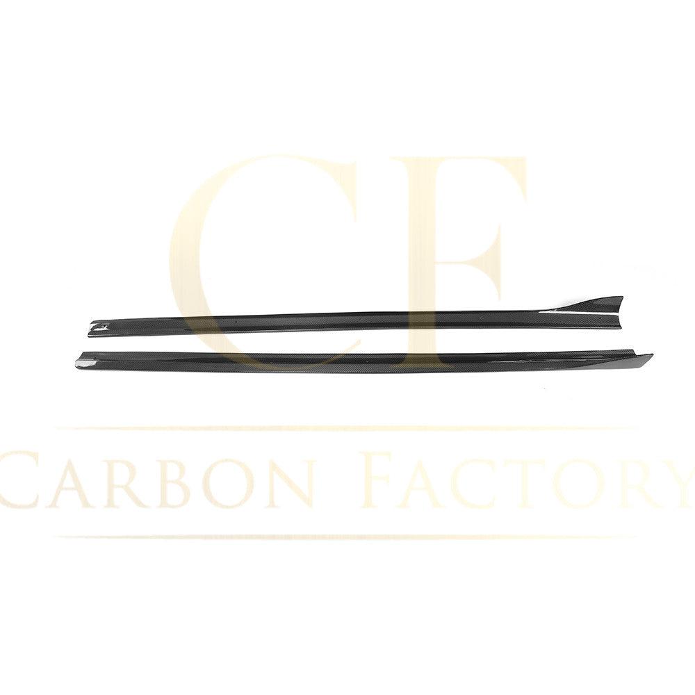 V Style Carbon Fibre Side Skirts for Audi A3 Hatchback S Line 13-15-Carbon Factory