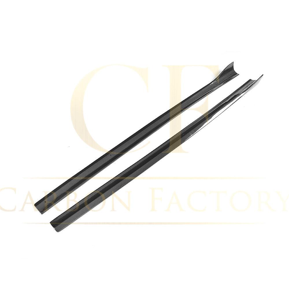 V Style Carbon Fibre Side Skirts for Audi A3 Hatchback S Line 13-15-Carbon Factory