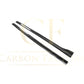 V Style Carbon Fibre Side Skirts for Audi A3 Hatchback S Line 13-15-Carbon Factory