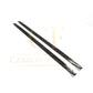 V Style Carbon Fibre Side Skirts for Audi A3 S3 Saloon 20-22-Carbon Factory