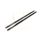 V Style Carbon Fibre Side Skirts for Audi A3 S3 Saloon 20-22-Carbon Factory