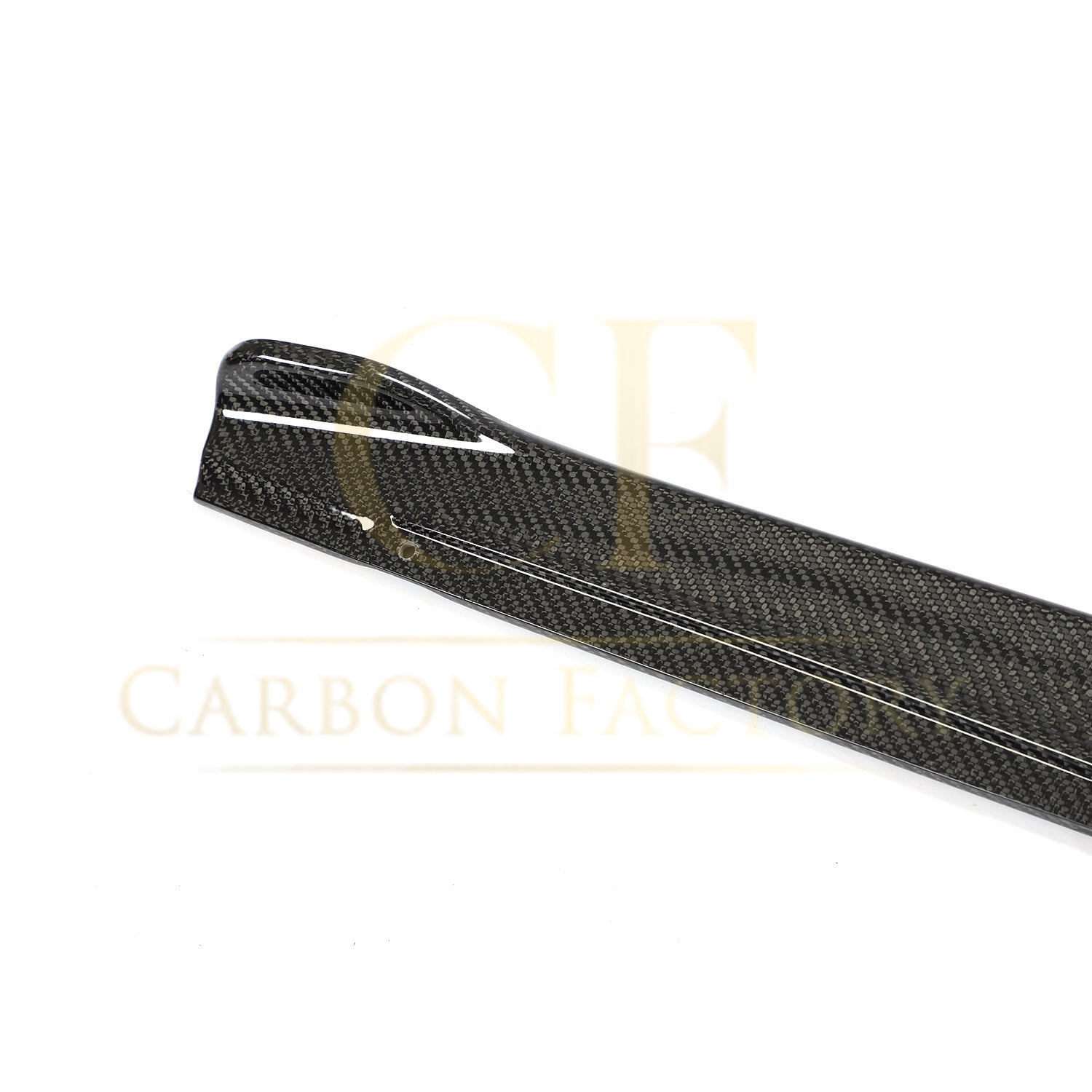 V Style Carbon Fibre Side Skirts for Audi A3 S3 Saloon 20-22-Carbon Factory