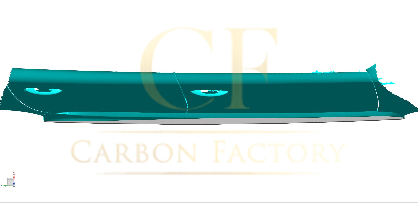 V Style Carbon Fibre Side Skirts for Audi C7 RS6 13-18-Carbon Factory