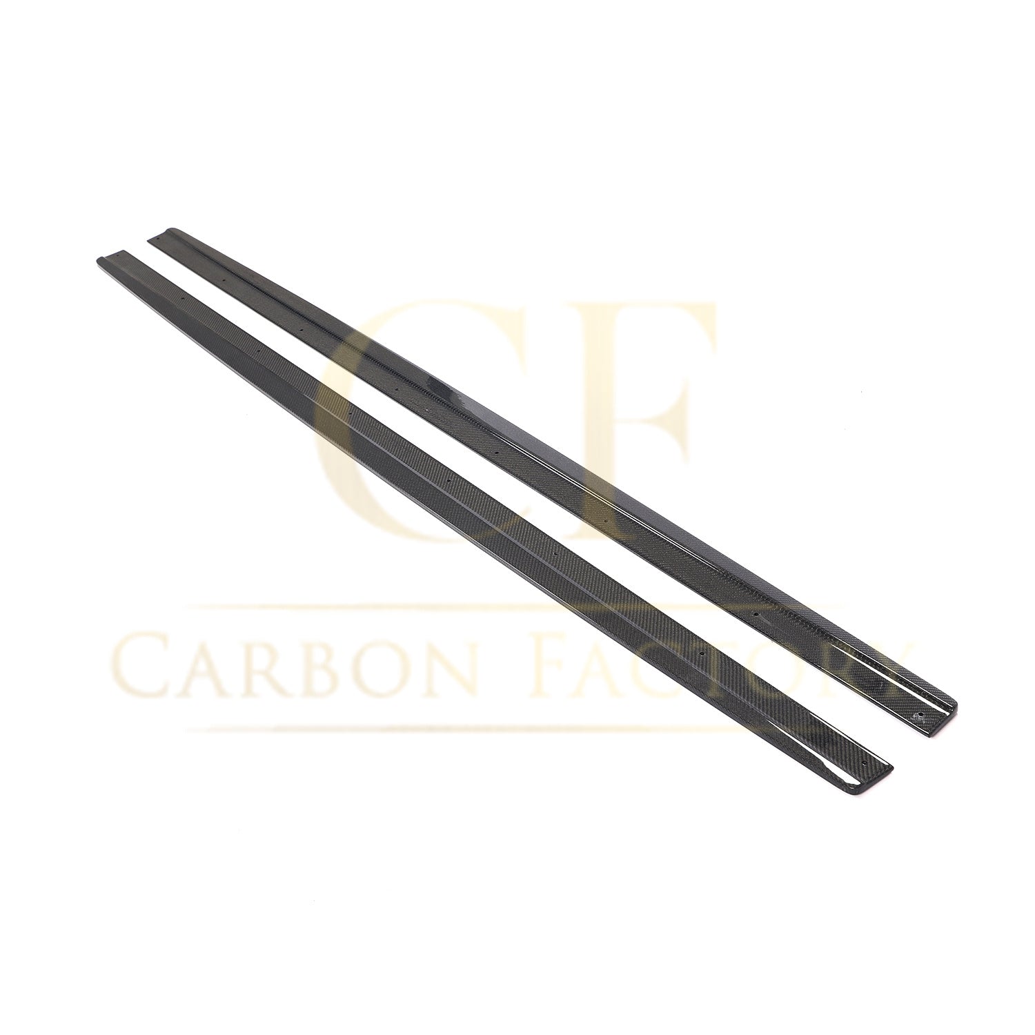 V Style Carbon Fibre Side Skirts for Audi C7 RS6 13-18-Carbon Factory