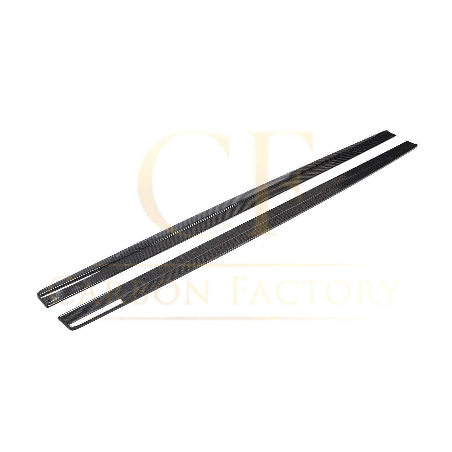 V Style Carbon Fibre Side Skirts for Audi C7 RS6 13-18-Carbon Factory