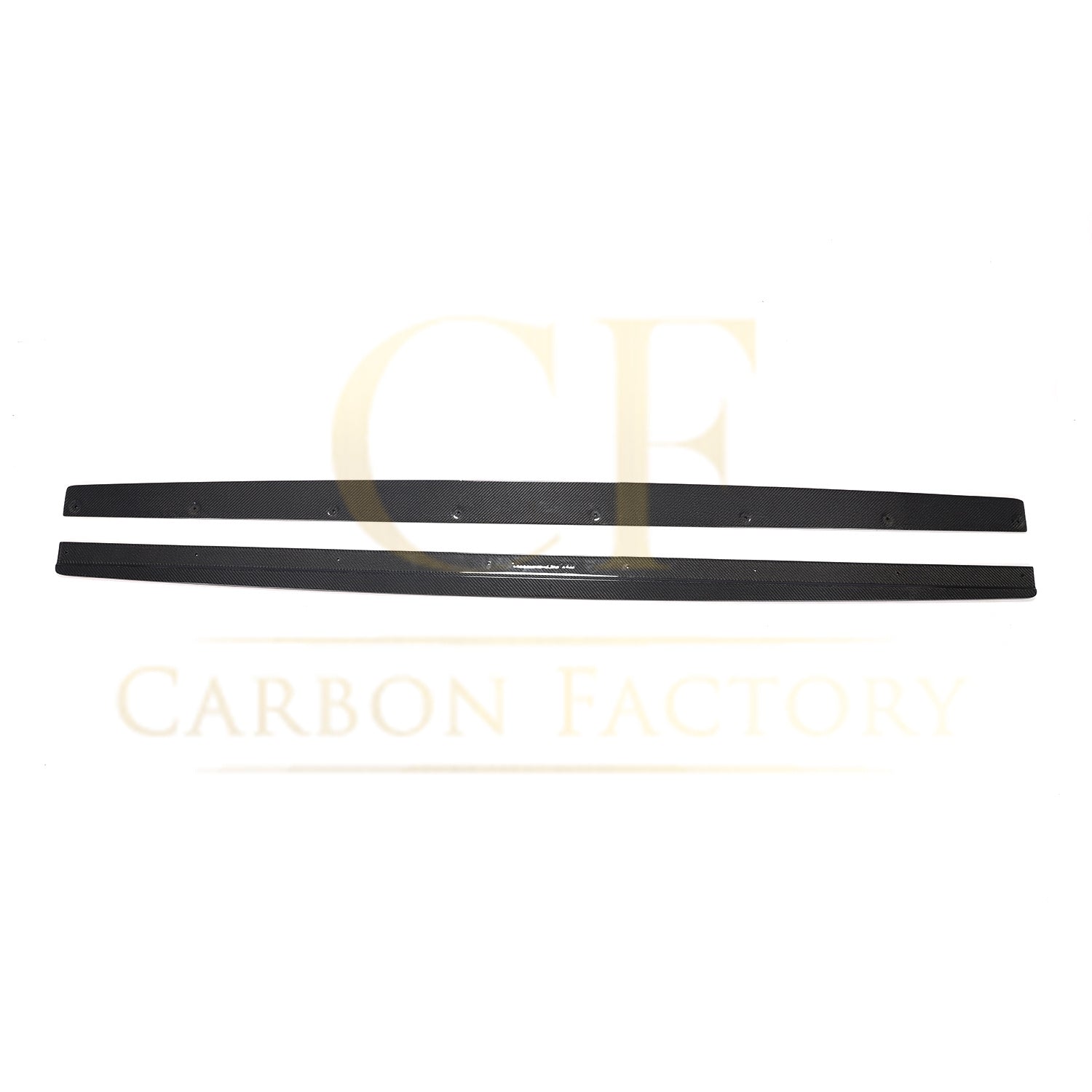 V Style Carbon Fibre Side Skirts for Audi C7 RS6 13-18-Carbon Factory