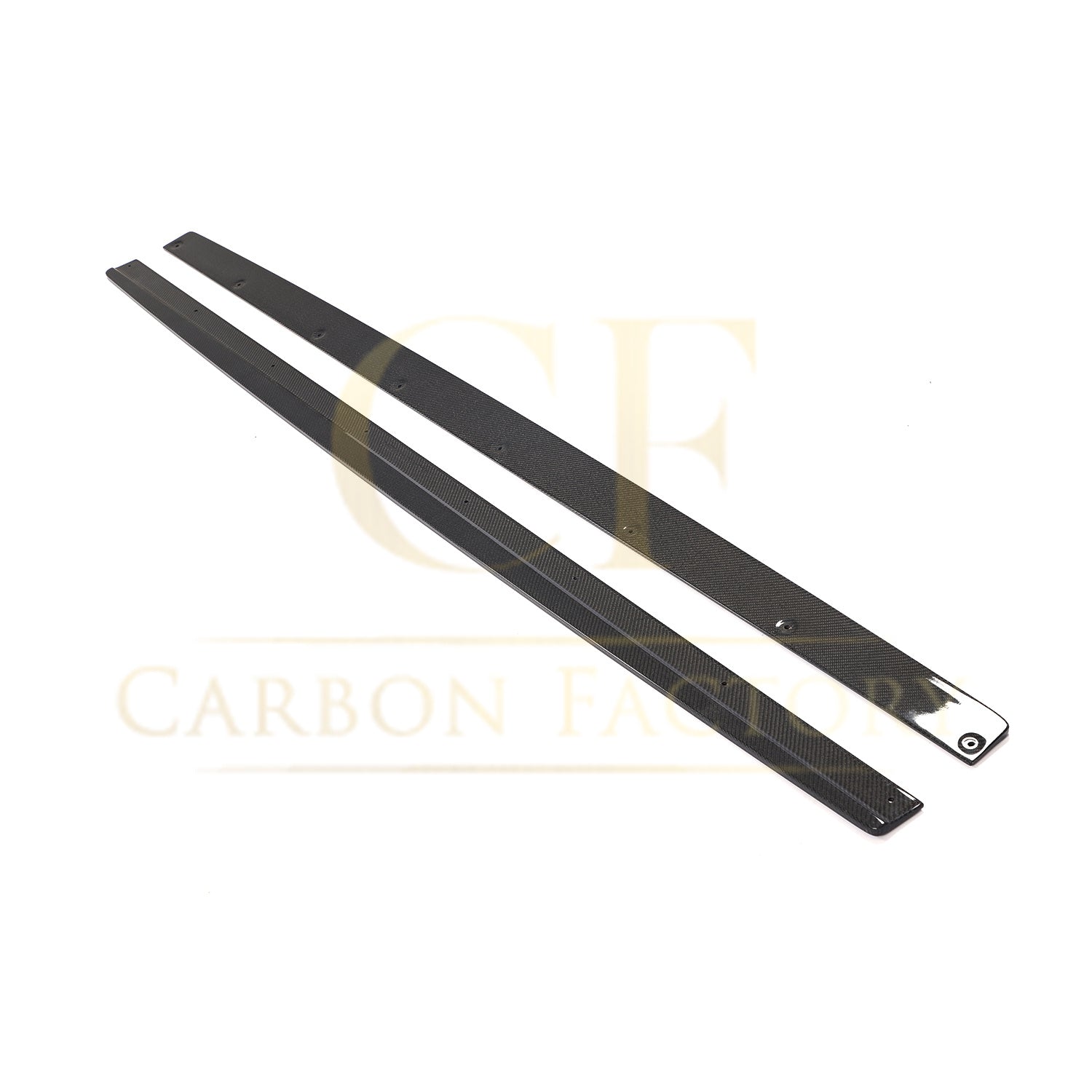 V Style Carbon Fibre Side Skirts for Audi C7 RS6 13-18-Carbon Factory