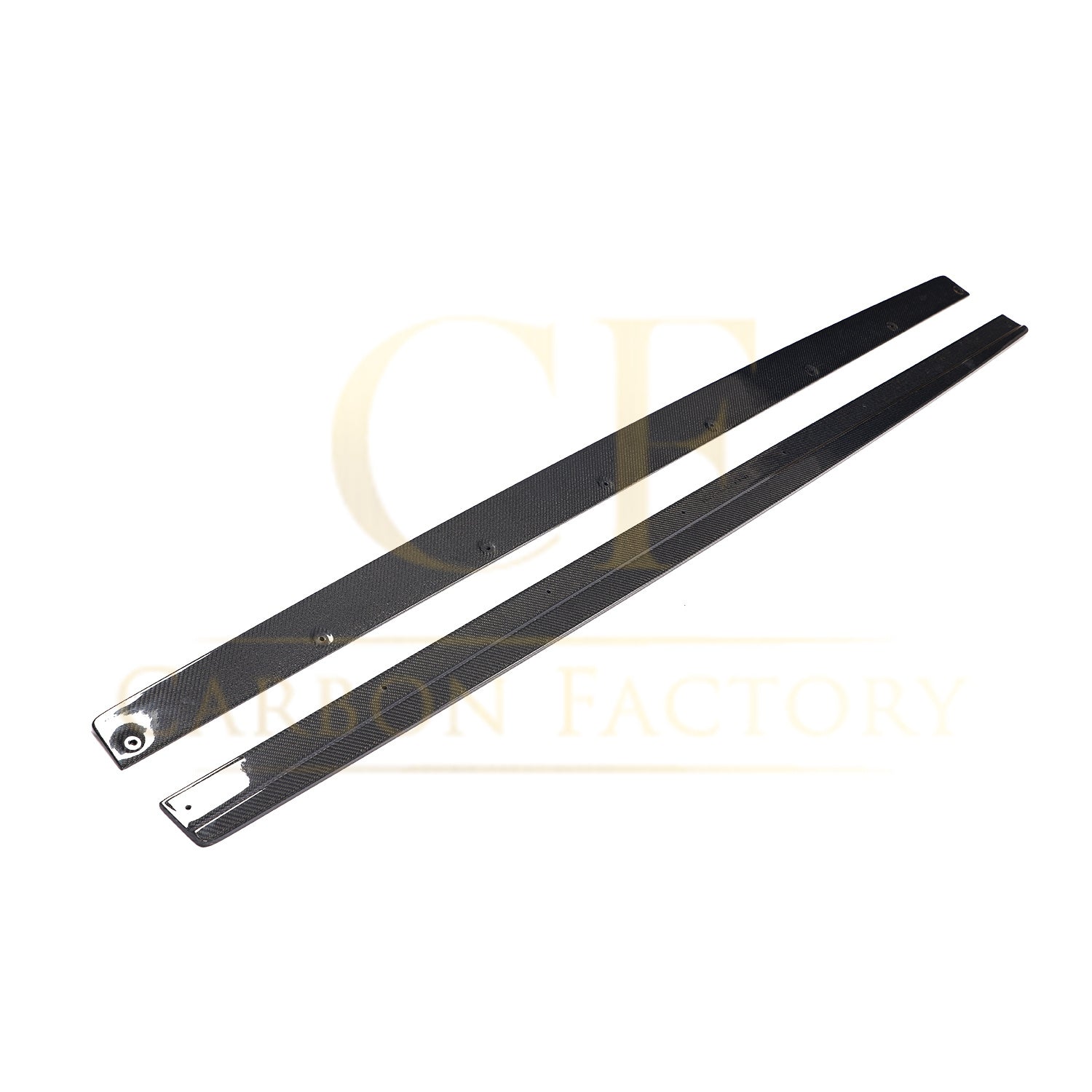 V Style Carbon Fibre Side Skirts for Audi C7 RS6 13-18-Carbon Factory