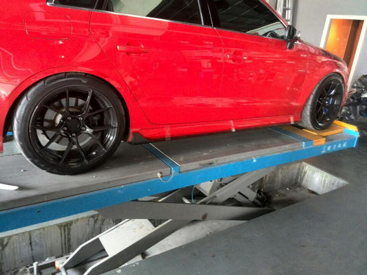 V Style Carbon Fibre Side Skirts for Audi S3 Saloon 13-19-Carbon Factory