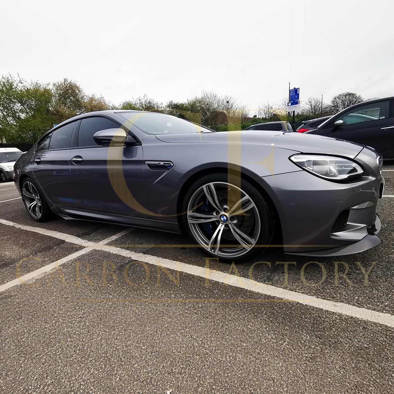 V Style Carbon Fibre Side Skirts for BMW 6 Series F06 inc M6 4 Door 11-18-Carbon Factory