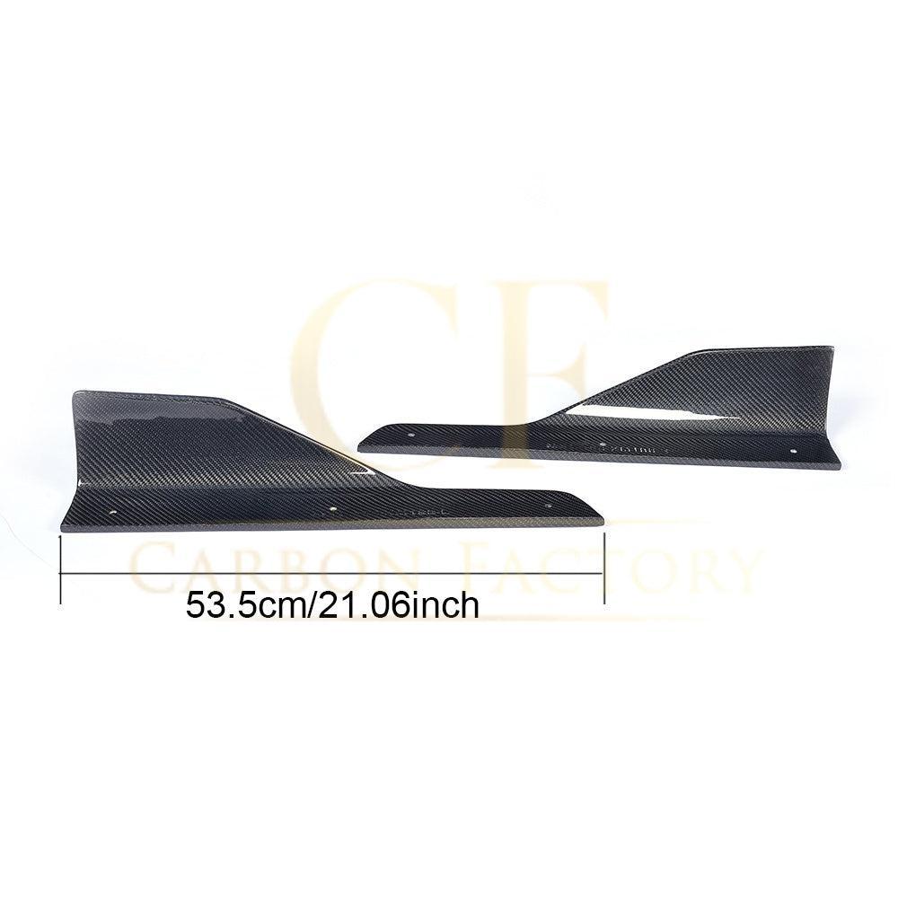 V Style Carbon Fibre Side Skirts for BMW F30 F31 3 Series 13-18-Carbon Factory