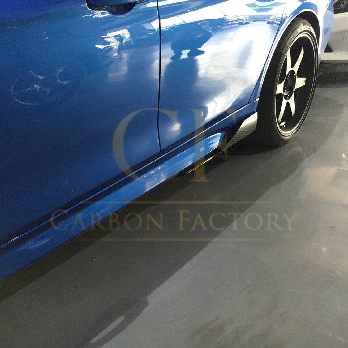 V Style Carbon Fibre Side Skirts for BMW F30 F31 3 Series 13-18-Carbon Factory