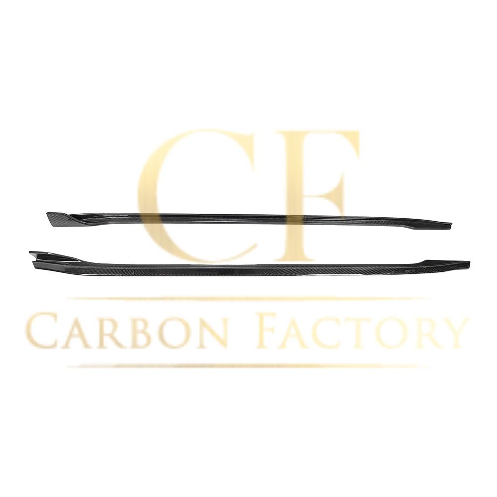 V Style Carbon Fibre Side Skirts for Tesla Model 3 16-23-Carbon Factory
