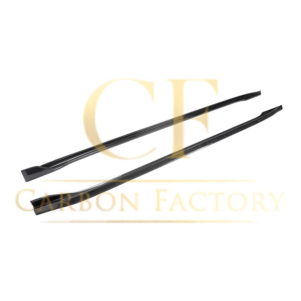 V Style Carbon Fibre Side Skirts for Tesla Model 3 16-23-Carbon Factory