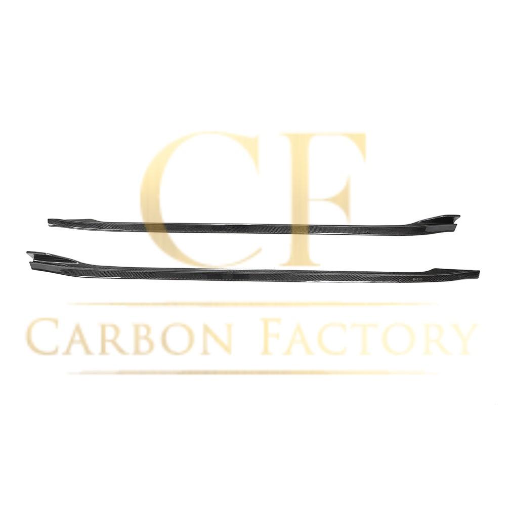 V Style Carbon Fibre Side Skirts for Tesla Model 3 16-23-Carbon Factory