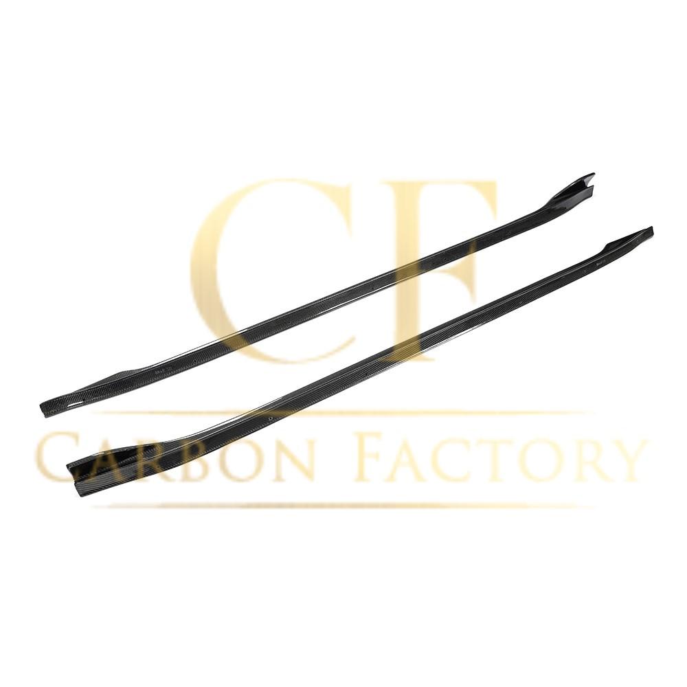V Style Carbon Fibre Side Skirts for Tesla Model 3 16-23-Carbon Factory