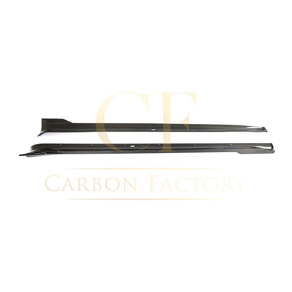 V Style Carbon Fibre Side Skirts for Tesla Model S Facelift 21-Present-Carbon Factory