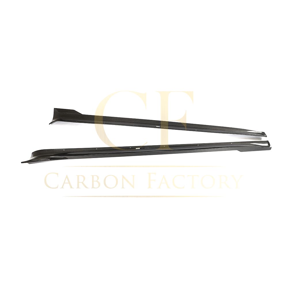 V Style Carbon Fibre Side Skirts for Tesla Model S Facelift 21-Present-Carbon Factory