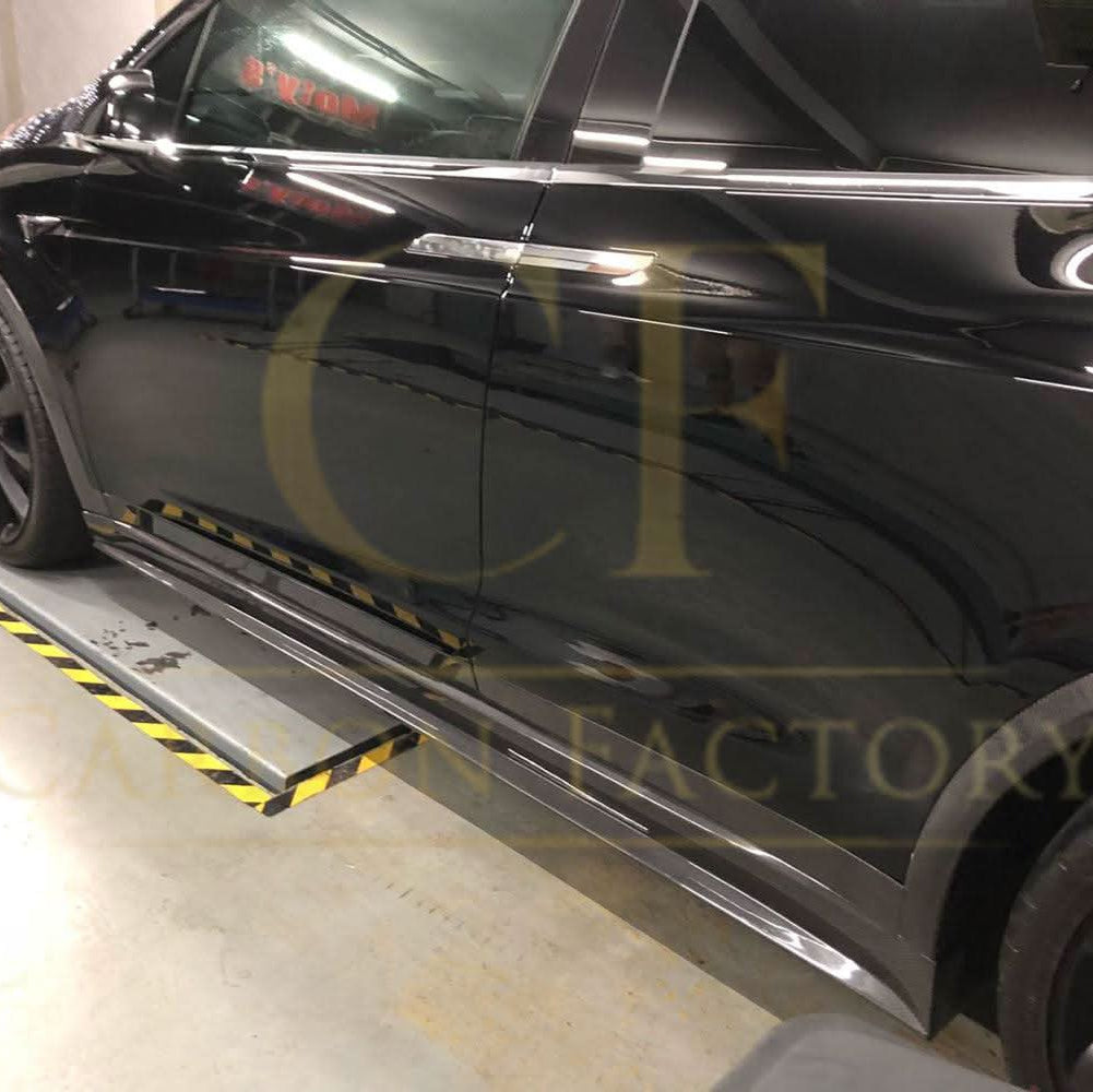 V Style Carbon Fibre Side Skirts for Tesla Model X 16-Present - Carbon Factory