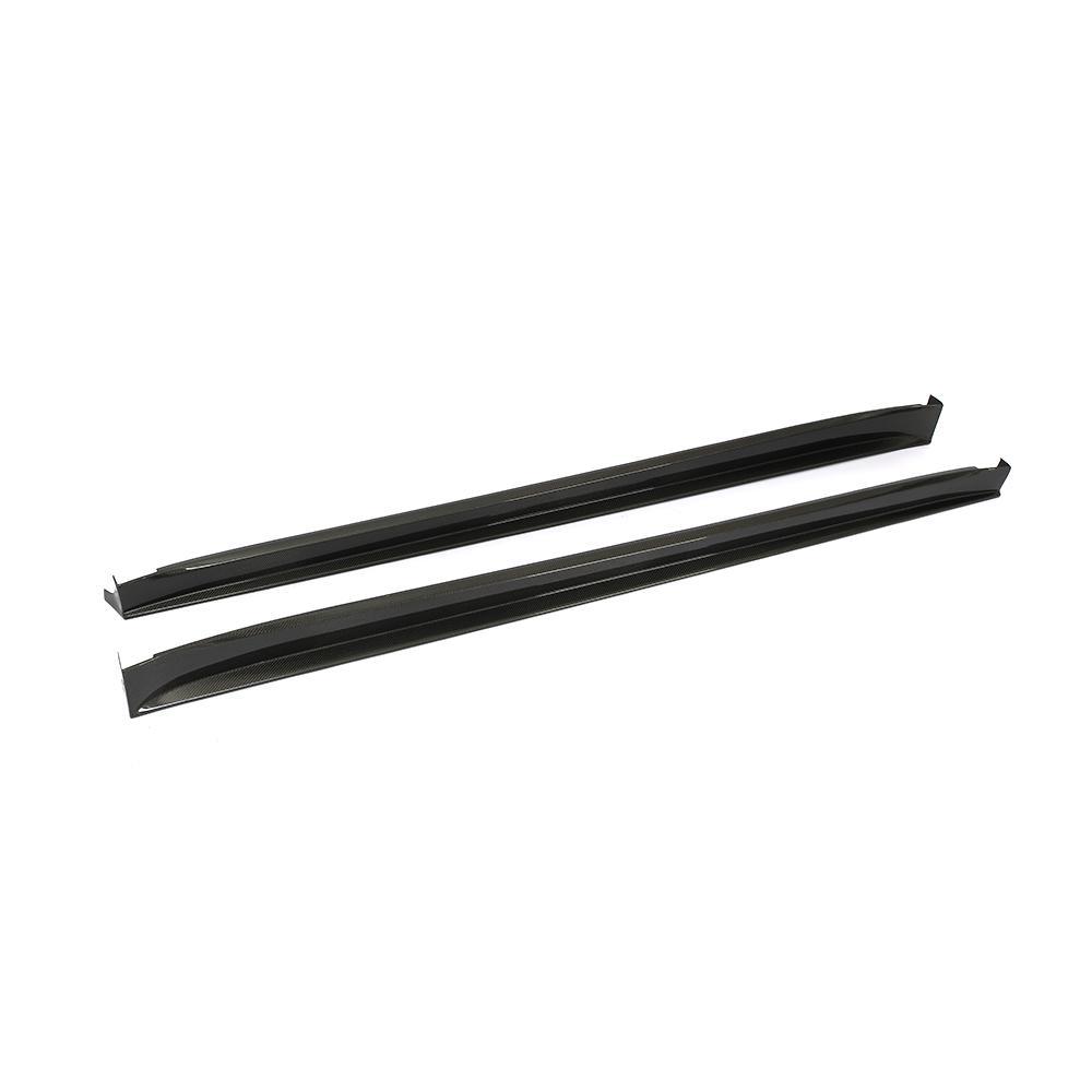 V Style Carbon Fibre Side Skirts for Tesla Model X 16-Present-Carbon Factory