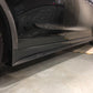 V Style Carbon Fibre Side Skirts for Tesla Model X 16-Present-Carbon Factory