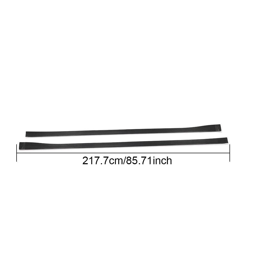 V Style Carbon Fibre Side Skirts for VW T6 Multivan 15-20-Carbon Factory
