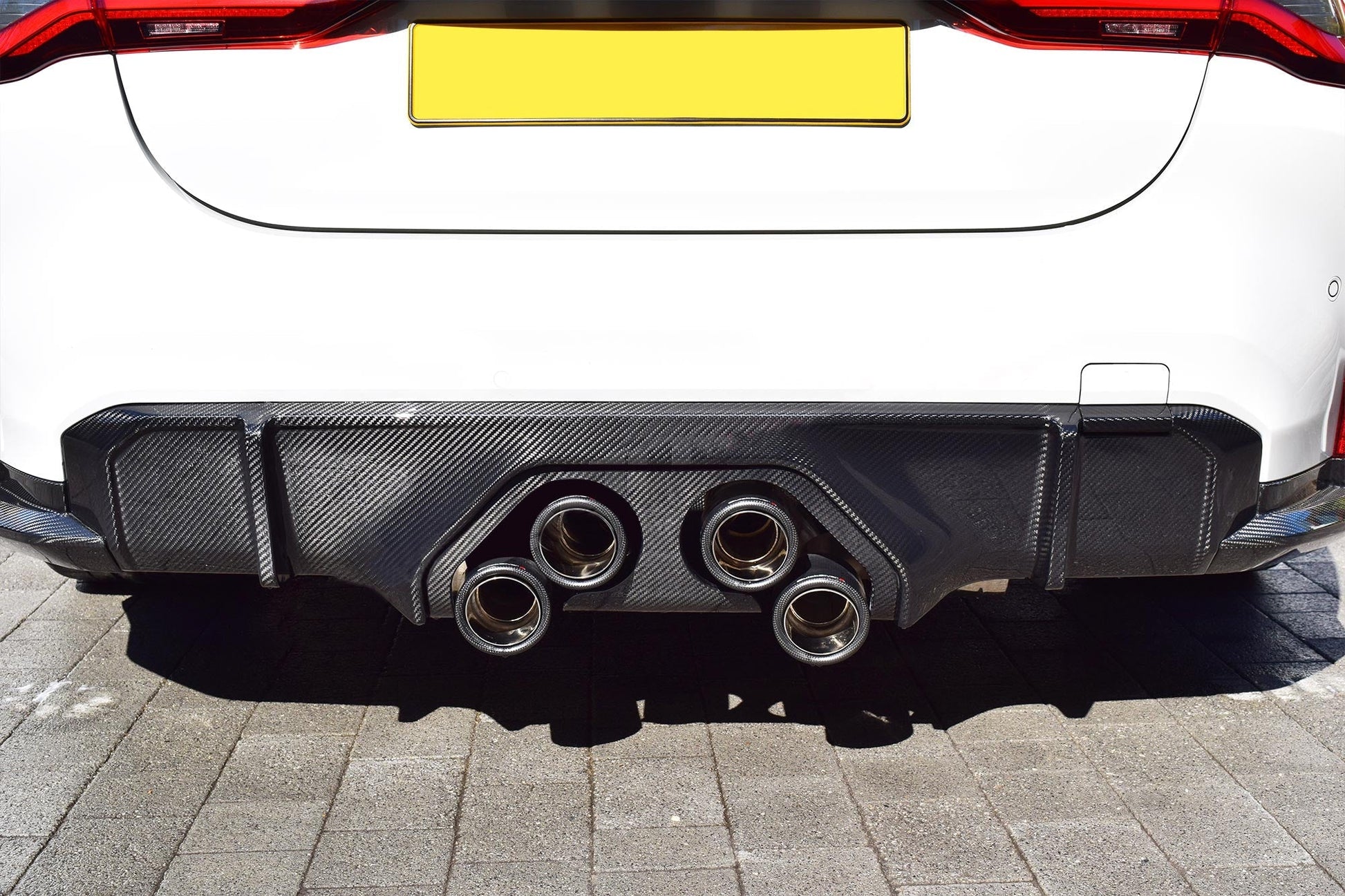 V Style Dry Carbon Fibre Rear Diffuser for BMW G80 M3 G82 G83 M4 21-Present-Carbon Factory