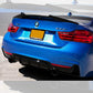 V Style Gloss Black Boot Spoiler for BMW 4 Series F32 Coupe 14-20-Carbon Factory