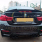 V Style Gloss Black Boot Spoiler for BMW 4 Series F33 Convertible inc F83 M4 14-20-Carbon Factory