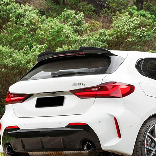 V Style Gloss Black Boot Spoiler for BMW F40 1 Series 19-24-Carbon Factory