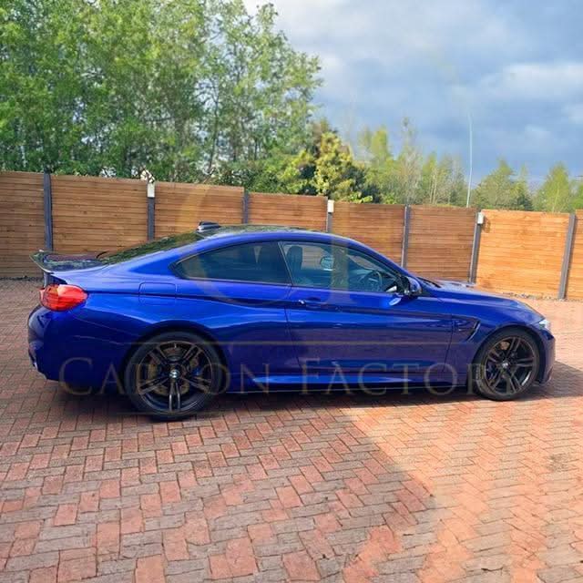 V Style Gloss Black Boot Spoiler for BMW F82 M4 Coupe 14-20 - Carbon Factory
