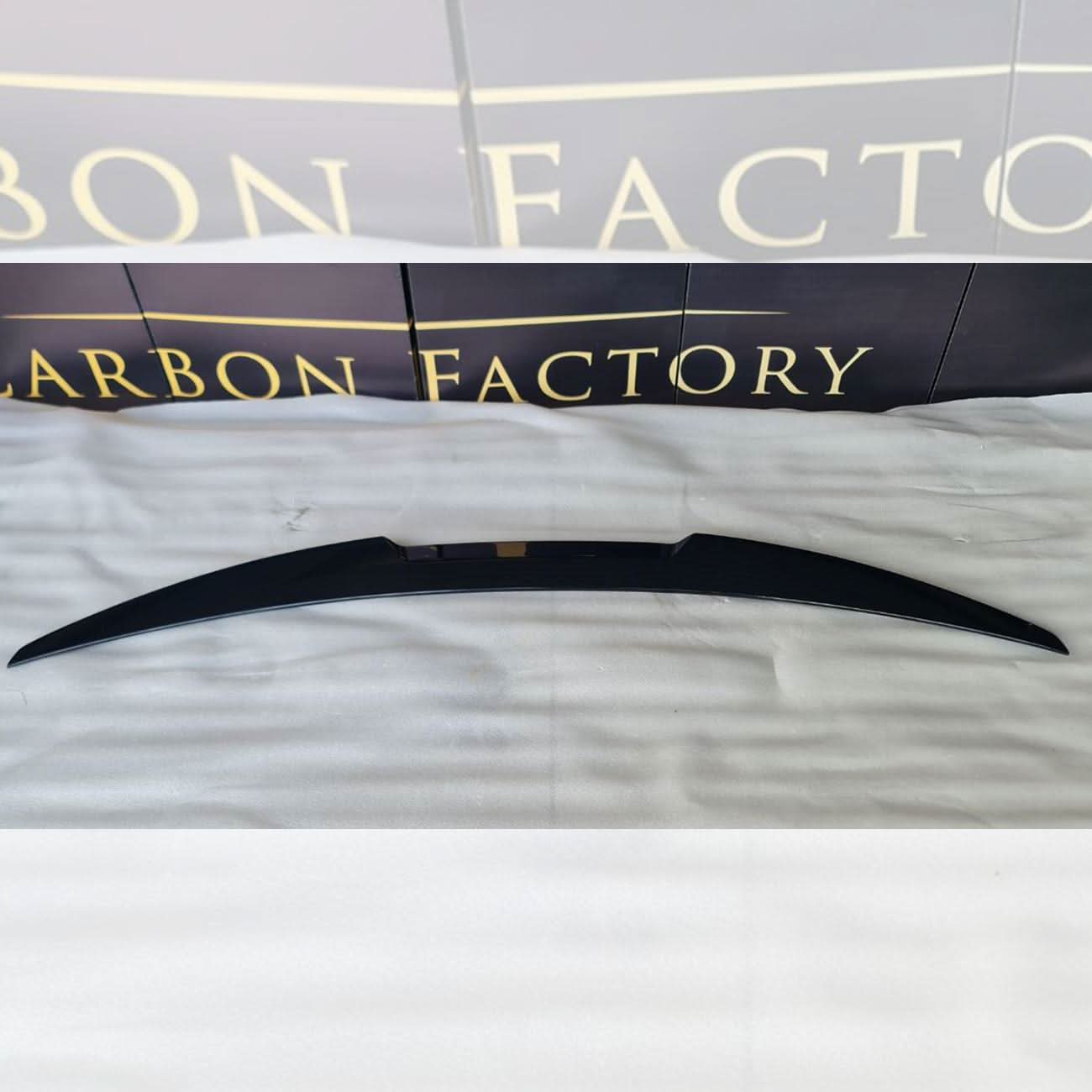 V Style Gloss Black Boot Spoiler for BMW G22 4 Series G82 M4 20-Present - Carbon Factory