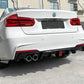 V Style Gloss Black Diffuser for BMW F30 F31 3 Series 12-19-Carbon Factory