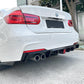 V Style Gloss Black Diffuser for BMW F30 F31 3 Series 12-19-Carbon Factory